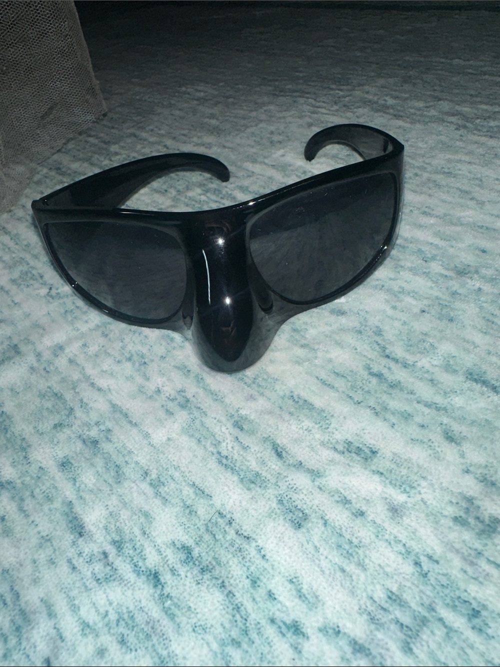 Men's Black Polarized Sport Sunglasses